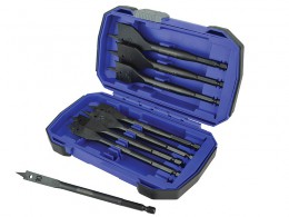 Faithfull Flat Bit Set 8pc in Plastic Case £34.99